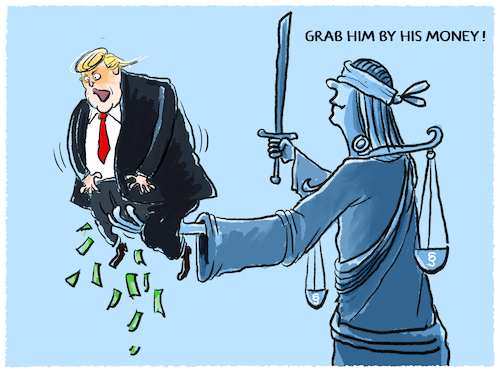 Trump zu Geldstrafe verurteilt Trump zu Geldstrafe verurteilt