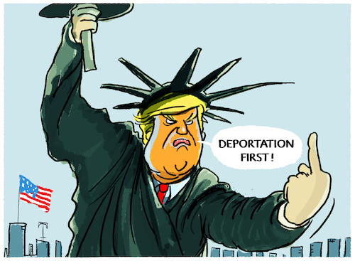US-Abschiebungsdekret... US-Abschiebungsdekret...