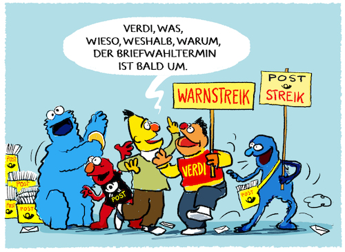 Verdi Streikaufruf bei Post... Verdi Streikaufruf bei Post...