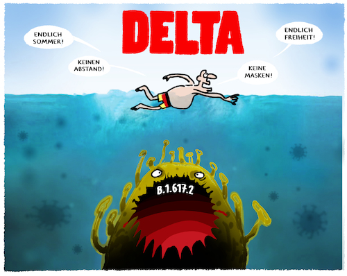 Cartoon: ...vierte Welle... (medium) by markus-grolik tagged corona,pandemie,welle,indische,variante,delta,ansteckung,ausbreitung,lockerung,deutschland,maskenpflicht,impfquote,herdenimmunität,sommer,freiheit,corona,pandemie,welle,indische,variante,delta,ansteckung,ausbreitung,lockerung,deutschland,maskenpflicht,impfquote,herdenimmunität,sommer,freiheit