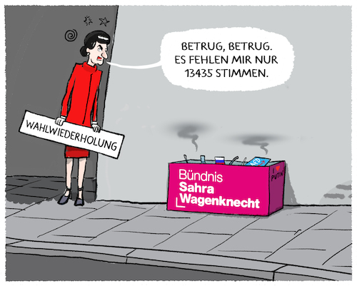 Wagenkecht will Wahlen anfechten Wagenkecht will Wahlen anfechten