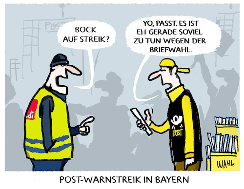Warnstreik bei Post und DHL Warnstreik bei Post und DHL