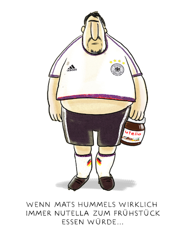 Cartoon: ...Werbeverträge... (medium) by markus-grolik tagged horroskop,dfb,löw,nationalmannschaft,fussball,wm,hummels,nutella,werbung,russland,weltmeister,fifa,geld,horroskop,dfb,löw,nationalmannschaft,fussball,wm,hummels,nutella,werbung,russland,weltmeister,fifa,geld