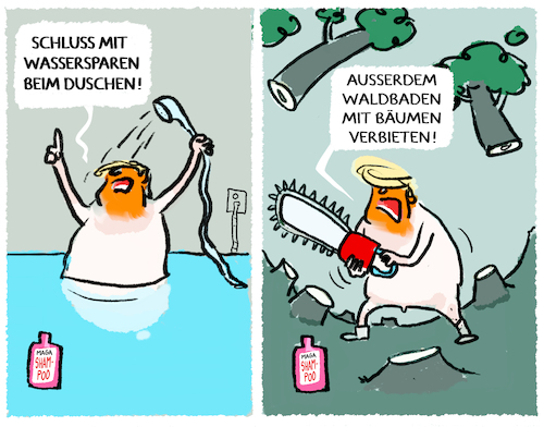 Wie Trump duschen... Wie Trump duschen...