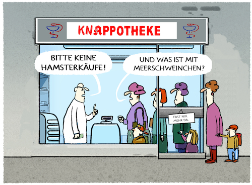 Cartoon: Wieder Medikamentenmangel... (medium) by markus-grolik tagged medikamentenknappheit,medikamente,mangel,hamster,prepper,hamstern,arzneien,gesundheitssystem,grippesaison,deutschland,apotheken,lauterbach,illustration,karikatur,knapp,knappheit,medizin,apotheke,gesundheitsminister,medikamentenmangel,medikamentenknappheit,medikamente,mangel,hamster,prepper,hamstern,arzneien,gesundheitssystem,grippesaison,deutschland,apotheken,lauterbach,illustration,karikatur,knapp,knappheit,medizin,apotheke,gesundheitsminister,medikamentenmangel