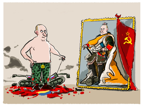 Zar Putin der Größenwahnsinnige Zar Putin der Größenwahnsinnige