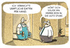 Cartoon: ... (small) by markus-grolik tagged privatsphäre,datenspuren,software,festplatte,nsa,prism,überwachung,hammer,ohnmacht,daten,ausspähen,weiterleiten,analyisieren,apple,mail,konten,konto,datenflut,big,data,usa,facebook,microsoft,cartoon,grolik