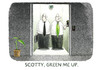 Cartoon: ... (small) by markus-grolik tagged green,energy,energiewende,bio,sprit,e10,grün,öko,karriere,treppenlift,treppenwitz,co2,marktführer,cartoon,grolik