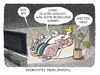 Cartoon: .... (small) by markus-grolik tagged zdf,gez,samstagabendshow,unterhaltung,tv,fernsehen,wetten,dass,glotze,gebühren,zeiten,wandel,gottschalk,nostalgie,cartoon,grolik