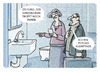 Cartoon: .... (small) by markus-grolik tagged psycho,heimwerker,baumarkt,seele,analyse,doktor,patient,arzt,badezimmer,wasserhahn,stundensatz,sigmund,freudpsychologisch,cartoon,grolik