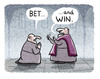 Cartoon: ... (small) by markus-grolik tagged kirche,wetten,geld,finanzen,lotto,glücksspiel,geldwäsche,gott,religion,cartoon,grolik