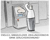 Cartoon: ... (small) by markus-grolik tagged zahlungsverkehr,bargeld,münzen,bargeldlos,bankomat,geruchserkennung,big,data,daten,datenschutz,bank,kredit,bad,geldschein,ezb,geldscheine,cartoon,grolik