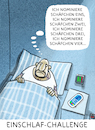 Cartoon: ... (small) by markus-grolik tagged schlaf,social,media,facebook,challenge,internet