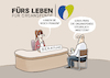 Cartoon: ... (small) by markus-grolik tagged spendenquittung,organspende,steuer,organspender,organspendeausweis,spahn,cartoon,grolik,steuerlich,absetzbar,beratung,interesse,beratungsstelle