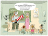 Cartoon: ... (small) by markus-grolik tagged schule,unterricht,massnahmen,schutz,aerosole,hygiene,regelbetrieb,grundschule,lehrer,schueler,corona,pandemie,schutzmassnahmen,lueftung