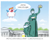 Cartoon: ... (small) by markus-grolik tagged münchen,corona,covid,pandemie,maskenpflicht,abstand,bayern