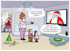 Cartoon: ... (small) by markus-grolik tagged homeoffice,nikolaus,familie,lockdown,corona,dezember,weihnachten