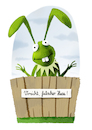 Cartoon: ... (small) by markus-grolik tagged kermit,fake,news,bubble,hase,falscher,muppet,show,frosch