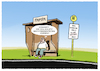 Cartoon: Abgehängt....... (small) by markus-grolik tagged verkehr,stadt,land,provinz,öpnv,struktur,mobilität,streik,sev,db,verkehrsnetz,region
