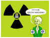 Cartoon: Abrakadabra... (small) by markus-grolik tagged fit,for,55,atomkraft,atom,gas,atommüll,öko,label,zertifikate,europa,eu,von,der,leyen,green,washing,brüssel,co2,erde,strahlung,radioaktivität,enkel