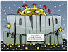 Cartoon: Aussichten (small) by markus-grolik tagged aussichten,januar,lockdown,deutschland,bund,länder,pandemie,grolik,corona,ketten,angekettet,geschlossen