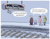 Cartoon: Bahn-Navigator gehackt... (small) by markus-grolik tagged bahn,verspaetung,hack,hacker,ddos,deutschland