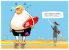 Cartoon: Beach-Donald (small) by markus-grolik tagged republikaner,demokraten,kongress,senat,midterms,donald,trump,melania,praesident,kandidatur,rote,welle,usa