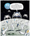 Cartoon: ...Blue Moon.... (small) by markus-grolik tagged blue,moon,mond,mondfahrt,mondfähre,amazon,jeff,bezos,wachstum,konsum,kapitalismus,versandhändler,tourismus,umwelt,erde,mensch,touristen,urlaub,geld,arbeit,sinn,leben,freizeit,internet,prime,internethandel,virtuell