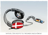 Cartoon: Dänischer Geheimdienst (small) by markus-grolik tagged dänemark,europa,deutschland,merkel,steinbrück,geheimdienste,nsa,abhören,obama,usa