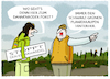 Cartoon: Dannenröder Abforstung (small) by markus-grolik tagged wald,abforsten,abholzen,protest,proteste,abroden,roden,rodung,klimawandel,demo,demonstrieren,dannenröder,forst,hessen,grüne,cdu