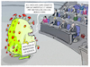 Cartoon: Debattanten (small) by markus-grolik tagged impfpflicht,debatterekordzahlen,inzidenzen,neuinfektionen,omikron,bundestag,parlament,diskussion,ampel,scholz,pandemie,corona,deutschland,einschraenkungen,2g,3g