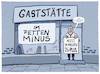 Cartoon: ...dickes Minus (small) by markus-grolik tagged gastronomie,gaststaetten,minus,2g,plus,omikron,pandemie,politik,bund,laender,corona,massnahmen,deutschland,impfquote