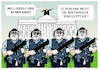 Cartoon: Donald in Panik (small) by markus-grolik tagged trump,donald,demokratie,us,washington,präsident,usa,biden