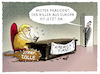 Cartoon: Donald meets Jean-Claude (small) by markus-grolik tagged trump,donald,europa,eu,strafzölle,jean,claude,juncker,amerika,first,usa,us,handelskrieg,zölle,brüssel,welthandel