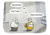 Cartoon: dpdhl-meeting (small) by markus-grolik tagged denglisch,brief,briefing,posting,meeting,deutsch,briefträger,briefzustellung,begriffe,semantik,zeitgeist,typisch,cartoon,grolik