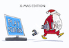 Cartoon: Echtzeit-Nikolaus meets Gamer... (small) by markus-grolik tagged nikolaus,weihnachtsmann,playstation,kind,gamer,digitalisierung,games,computerspiele,echtzeit,weihnachten