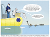 Cartoon: EGMR (small) by markus-grolik tagged europaeischer,gerichtshof,fuer,menschenrechte,egmr,emgr,urteil,pushback,eu,grenzen,eurapa,assyl,fluechtlinge,bruessel,mittelmeer,spanien,weltfremdes,gerichtsurteil,klimawandel