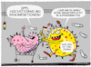 Cartoon: Ende der Maskenpflicht... (small) by markus-grolik tagged ende,der,maskenpflicht,corona,omikron,infektion,sommerwelle,deutschland,ampel,fdp,buschmann,lauterbach,supermaerkte,ansteckung,inzidenzen,impfquote,massnahmen,freedom,day