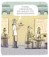 Cartoon: Fast Food de luxe (small) by markus-grolik tagged burger,hamburger,adel,hochadel,feudal,food,bioburger,essen,ernährung
