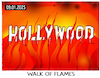 Cartoon: Feuerkatastrophe in L.A. (small) by markus-grolik tagged feuer,brand,hollywood,katastrophe,naturkatastrophe,usa,kalifornien,flames,fame,walk,of,hills
