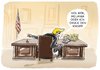 Cartoon: ... (small) by markus-grolik tagged trump usa präsident donald amerika atomwaffen gefahr washington