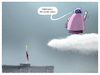 Cartoon: Goodbye Queen Elizabeth II (small) by markus-grolik tagged queen,elizabeth,ii,royals,london,buckingham,palace,monarchie,briten,commonwealth,epoche,brexit