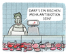 Cartoon: Herbst ist Schnupfenzeit (small) by markus-grolik tagged antibiotika,pharma,pharmaindustrie,metzger,fleisch,flischfachverkauf,massentierhandel,vegan,vegetarisch,gesund,bio,cartoon,grolik,fleischindustrie,mast,fleischmast