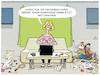 Cartoon: Home-Officer... (small) by markus-grolik tagged arbeitsplatz,familie,grolik,kinderbetreuung,unterbrechnung,konzentration,fesseln,indianerspiel,mutter,geschwister,zoom,konferenz,videokonferenz,pandemie,corona,homeoffice,homeschooling,haushalt,alltag,überforderung,kinder