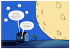 Cartoon: Im Fokus von Peking... (small) by markus-grolik tagged china,grossmacht,weltall,mond,peking,xi,jinping,ballon,spionageballon,spionage,wetterballon,luftraum,völkerrecht,montana,testballons,affäre,usa,militär,taiwan,südpazifik,ballonstreit