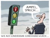 Cartoon: Koalitionssphinx... (small) by markus-grolik tagged ampel,koalitionsgespraeche,ergebnisse,arbeitsgruppen,deutschland,regierung,spd,fdp,gruene,pandemie,olaf,scholz