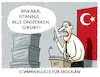 Cartoon: ..Kommunalwahlen... (small) by markus-grolik tagged erdogan,tuerkei,akp,wahlen,kommunalwahlen,ankara,istanbul
