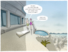 Cartoon: Krisengewinner (small) by markus-grolik tagged reich,arm,spaltung,milliardäre,geld,luxus,armut,villa,pool