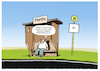 Cartoon: Lost in Dingenskirchen... (small) by markus-grolik tagged verkehrswende,oepnv,euro,ticket,bus,bahn,pendler,berufspendler,regionalbahn,strukturarm,nahverkehr,entlastungspaket,provinz,deutschland,stadt,land,volker,wissing