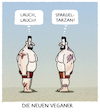 Cartoon: Machogemüse... (small) by markus-grolik tagged vean,vegetarisch,gemüse,muskeln,männlichkeit,toxisch,optik,mann,frau,steinzeit,fitness,körper,body